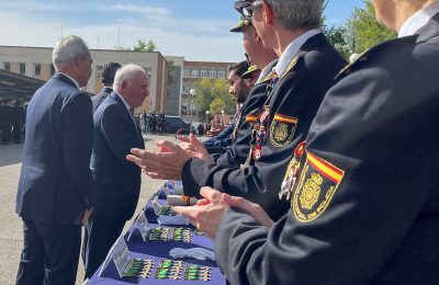 El Observatorio De Agresiones Del CGE Recibe La Medalla Al Mérito Policial Con Distintivo Blanco De La Policía Nacional