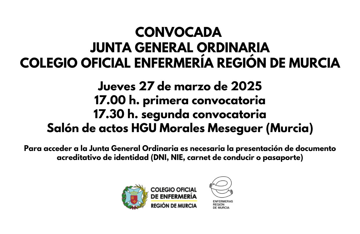 Convocatoria Junta General Ordinaria 27 marzo 2025