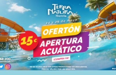 Disfruta de la apertura de la zona acuática este fin de semana por sólo 15 euros en Terra Natura