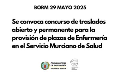 Se convoca concurso de traslado abierto y permanente para plazas de Enfermería del SMS