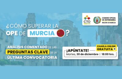Charla online gratuita para preparar la OPE de Enfermería en Murcia