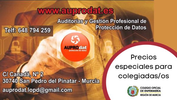 Servicio completo en materia de protección datos para los colegiados a un precio reducido