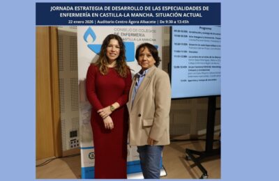 La tesorera del Colegio participa en una jornada sobre el desarrollo de las especialidades de Enfermería en Castilla-La Mancha