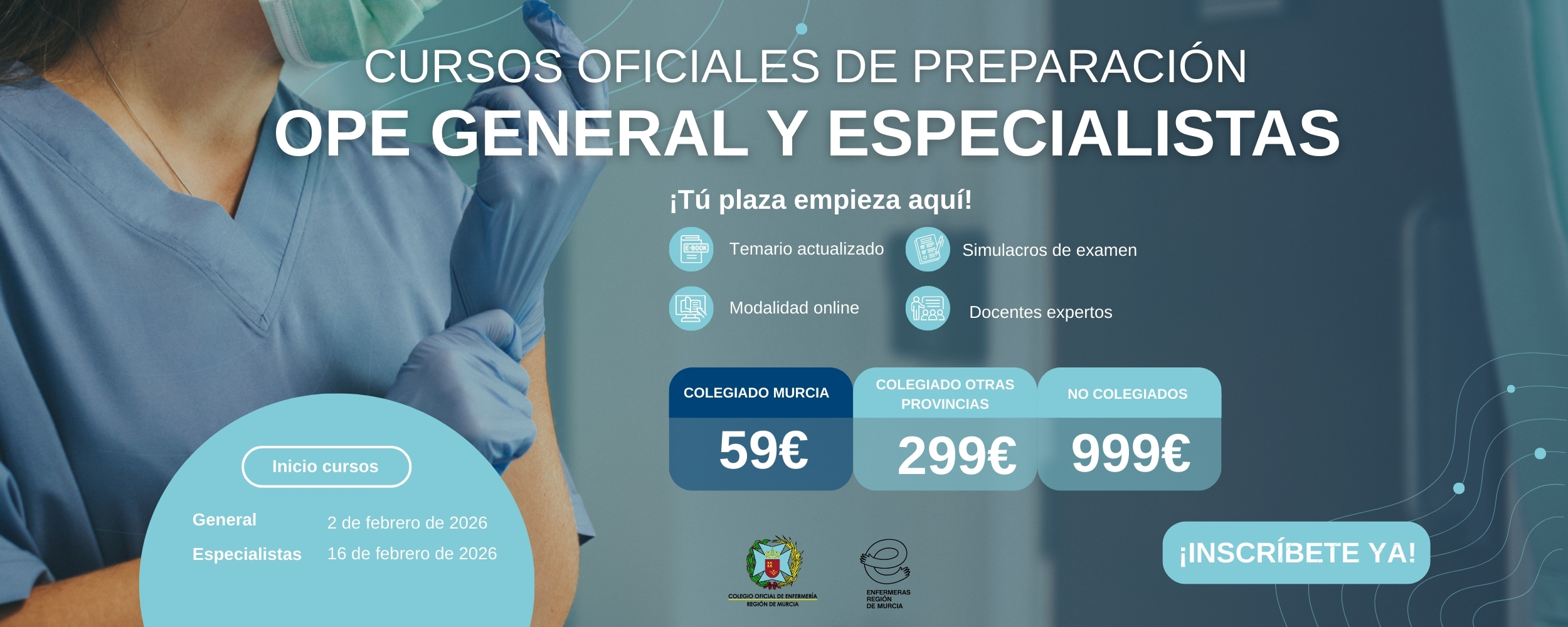 Cursos Oficiales de Preparación OPE GENERAL Y ESPECIALISTA