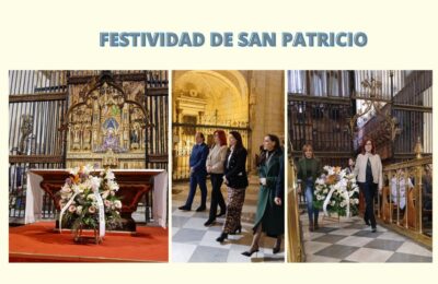 Participamos en la solemne misa celebrada en la Catedral en honor a San Patricio