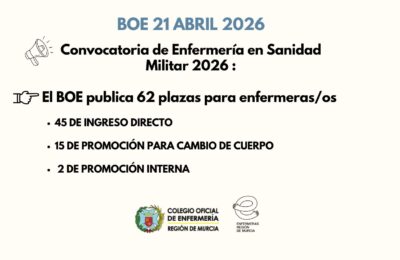 Convocadas 62 plazas para Enfermería en el Cuerpo Militar de Sanidad